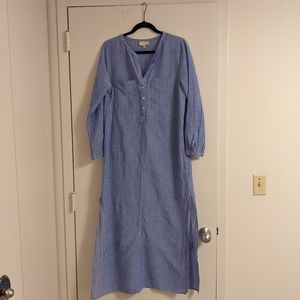 Breezy maxi shirt dress